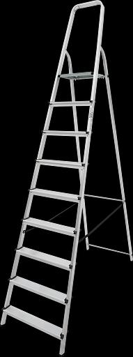 Стремянка алюминиевая 9 ступеней ОПТ фото 1