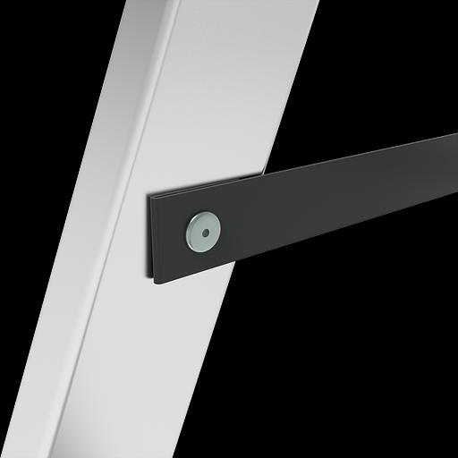 Стремянка алюминиевая двухсторонняя NV 1120 2×2 ступени ОПТ фото 2