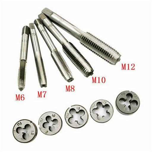 Набор Плашек И Метчиков 12шт, Механик PM-1112 фото 3