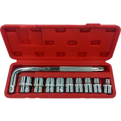 Набор Шестигранных Торцевых Головок 1/2" 8-24мм С Воротком TS-10 фото 1