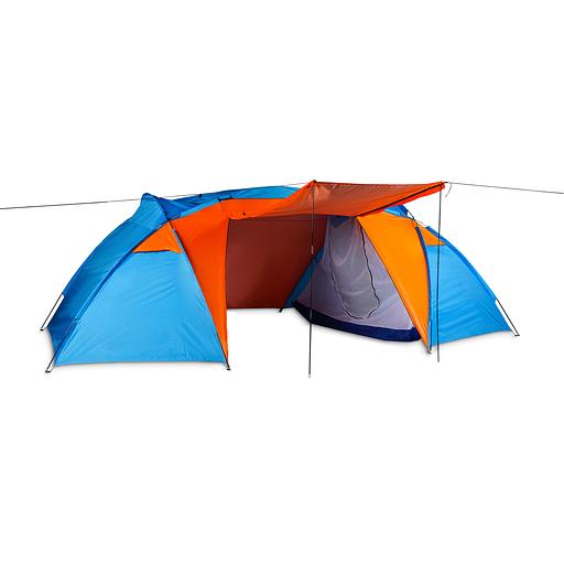 Палатка туристическая с тамбуром синяя 450х220х200 см PAL4003 фото 1