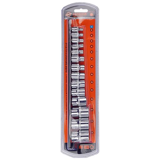 Набор головок E-тип (TORX) 1/2 14 предметов KINGQUEEN WIB-18 фото 1