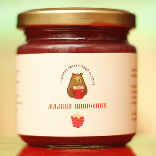 Джем «Малина/шиповник» фото 1