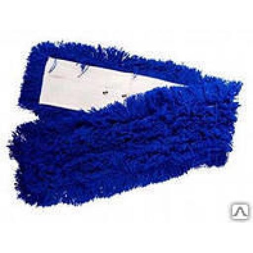 Моп акриловый, синий для сухой уборки 80 см, карман, UN-8012 фото 1