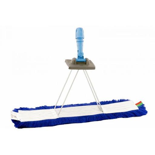 Моп акриловый, синий для сухой уборки 100 см., карман (UN-10012) фото 2