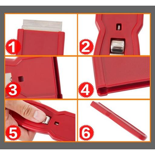 Скребок пластиковый карманный, Китай (Н1203) фото 2