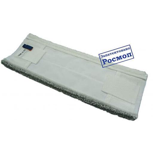 Моп микроволоконный комбинированный 40 см, карман-язык, MMK-40-RS фото 2