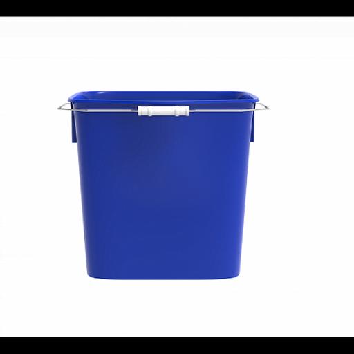 Ведро пластиковое для уборочной тележки, синее, 16 литров, Россия (406602) фото 2