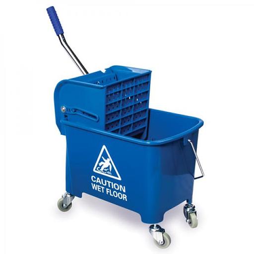 Ведро уборочное на колесах 20 литров, механический отжим, Н0110 фото 1