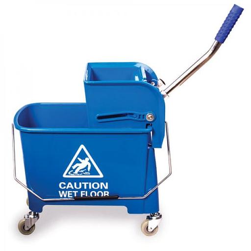 Ведро уборочное на колесах 20 литров, механический отжим, Н0110 фото 2