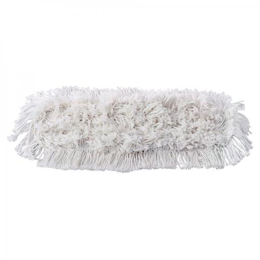 Швабра-рамка 40 см, алюминиевый телескопический черенок 130 см (резьба 1,6 см), МОП хлопок, ЛАЙМА (601464) фото 4