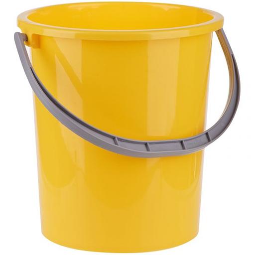 Ведро пластиковое, пищевое OfficeClean, мерная шкала, желтое, 9 л, 299879 фото 1