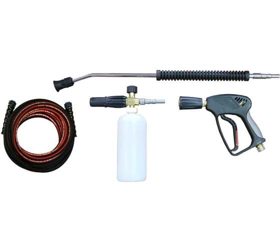 Набор для автомойки Практик пенокомплект + шланг 10 м, 200 бар, 15 л/мин C-TECH 10-SF60-45 фото 1