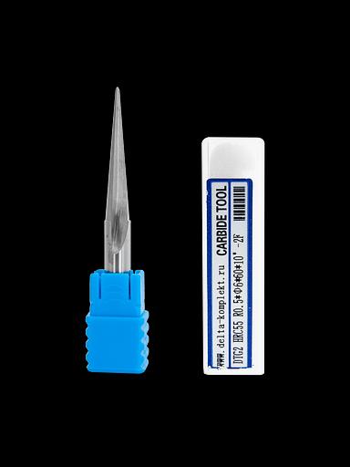 Гравер DELTATOOLS конический сферический 6✕60✕10гр✕R0,5 DTG2 фото 2