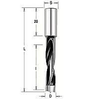 Сверло глухое DELTATOOLS 4,5✕10✕70 мм R фото 1