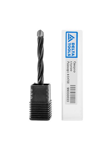 Сверло глухое DELTATOOLS 6✕10✕70 мм R фото 2