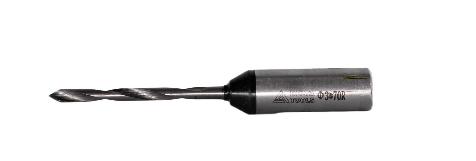 Сверло сквозное DELTATOOLS 3✕10✕70 мм R фото 2