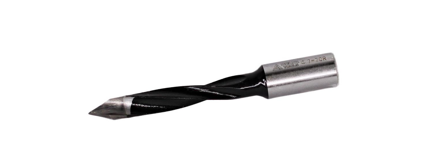 Сверло сквозное DELTATOOLS усиленное 7✕10✕70 мм R фото 3