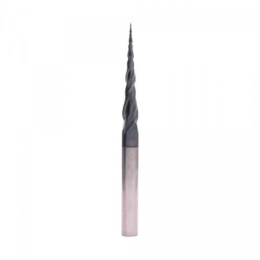 Твердосплавная фреза Delta-Tools коническая D=8x45x100 R=0,25 DTC 7 фото 1