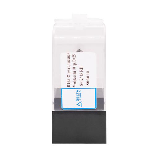 Фреза Delta-Tools пазовая V-образная 90º D=25 S=12 арт. DT63 фото 3