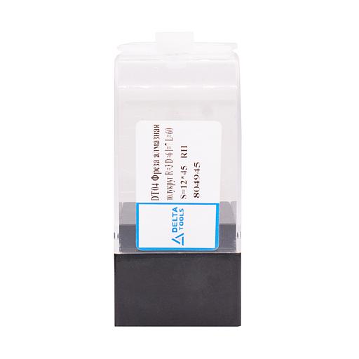 Фреза Delta-Tools алмазная полукруг R=3 D=6 l=7 L=60 S=12*45 RH арт. DT04 фото 3