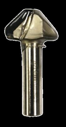 Фреза Delta-Tools алмазная пазовая для Alucobond D=32 l=16 L=61 S=12*45 RH арт. DT12 фото 1