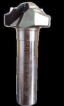 Фреза Delta-Tools алмазная филёночная D=25,4 l=12,5 L=56,5 S=12*45 RH арт. DT37 фото 1