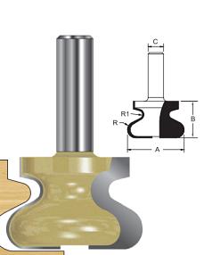 Фреза Delta-Tools профильная D=38,1 l=22,2 L=52 S=8 Z2 арт. 381222 фото 2