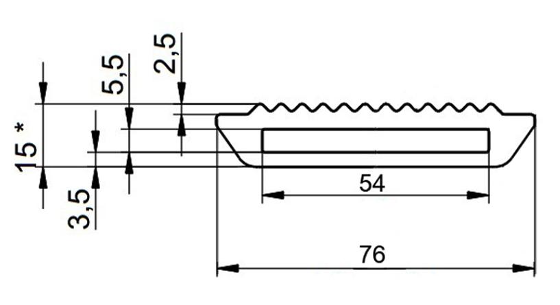 Резиновая накладка-контроллер 60 мм фото 3