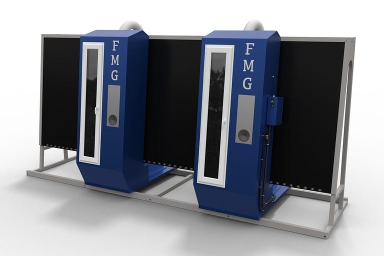 Пескоструйный аппарат РПУ-2 для стекла и зеркала фото 1