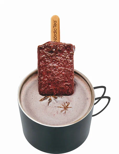 Напиток замороженный северный чай Nördic Tea вишнёвый глинтвейн, 50 г ОПТ фото 3