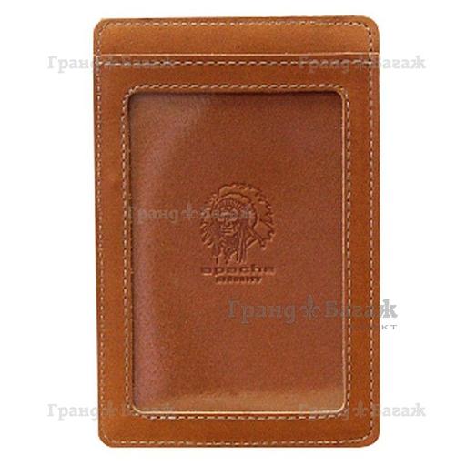 Обложка для автодокументов Apache RFID ОВ-S/рыж фото 2