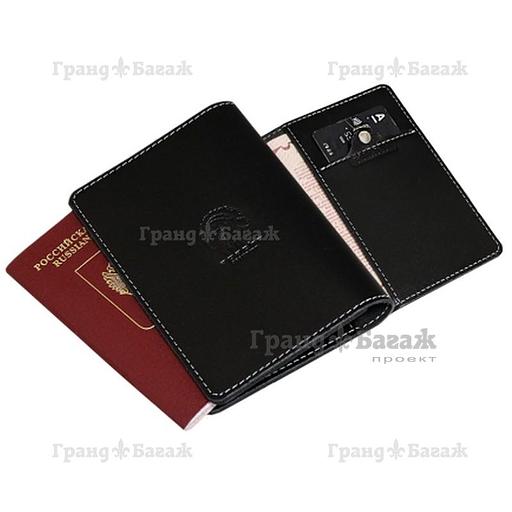 Обложка для паспорта STOP RFID ОП-S/черн фото 2