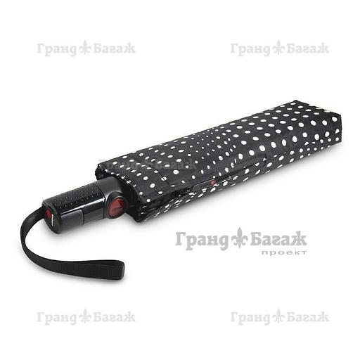 Зонт Knirps женский автомат TS.200 Slim Medium Duomatic BOLERO BLACK ECRU 9542004933 фото 2