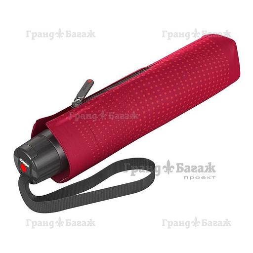 Зонт Knirps механический T.050 Medium Manual DIFFERENCE RED ECOREPEL 95 3050 8429 фото 2