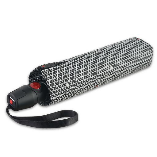 Зонт Knirps автомат T.201 Medium Duomatic 2FOLD BLACK ECOREPEL 95 3201 8496 фото 2