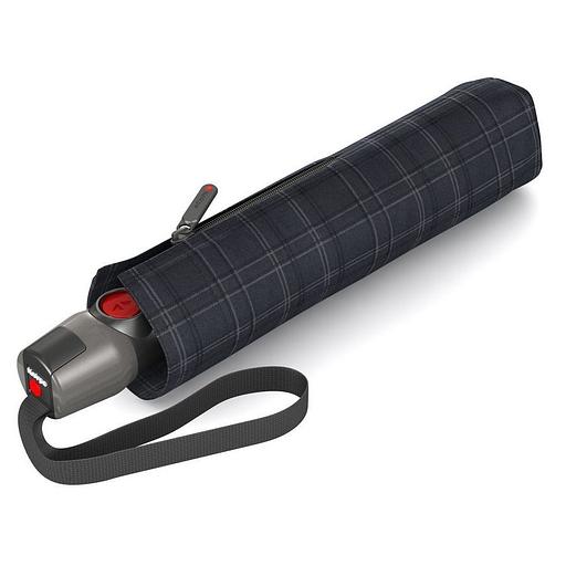 Зонт Knirps автомат T.201 Medium Duomatic MEN`S PRINT CHECK 95 3201 7600-2 фото 2