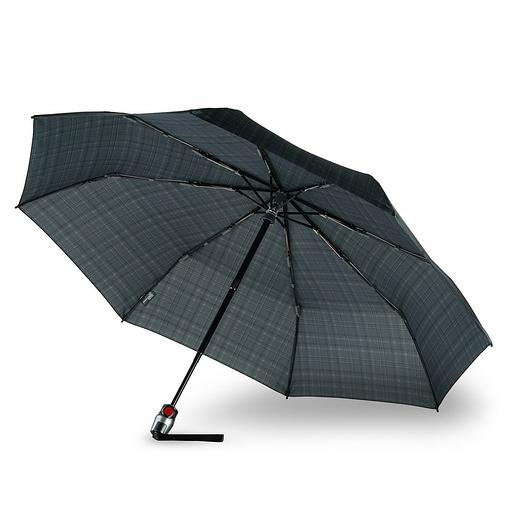 Зонт Knirps автомат T.201 Medium Duomatic MEN`S PRINT CHECK 95 3201 7600-2 фото 3