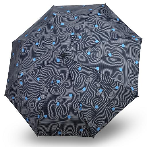 Зонт Knirps автомат T.201 Medium Duomatic MEDITATE BLUE ECOREPEL 95 3201 8545 фото 1