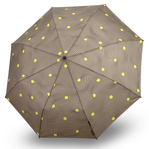 Зонт Knirps автомат T.201 Medium Duomatic MEDITATE TAUPE ECOREPEL 95 3201 8546 фото 1