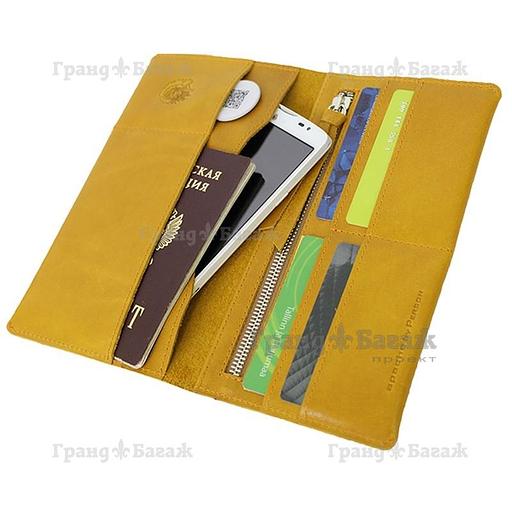 Бумажник путешественника Apache ВОЯЖ-А/желт фото 3