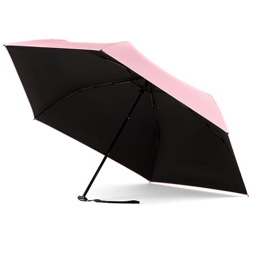 Зонт Knirps механический US.050 Ultra Light Slim Manual ROSÉ WITH BLACK COATING 95 0050 1800 фото 3