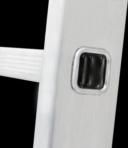 Лестница алюминиевая приставная NV 1210 на 6 ступеней ОПТ фото 6