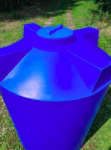 Ёмкость 2000 л для воды, топлива 1380×1750 мм фото 2