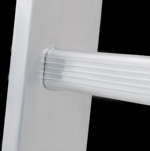 Лестница алюминиевая приставная NV 1210 на 14 ступеней ОПТ фото 5