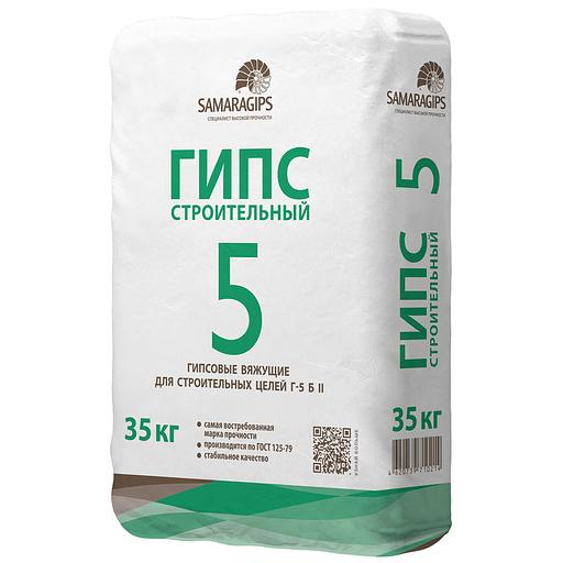 Гипс строительный Г-5 35 кг фото 1