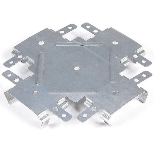 Соединитель крестовой для CD-профиля одноуровневый ( краб ) 0,7мм фото 1