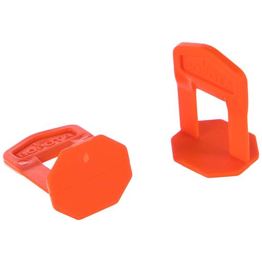 Зажим СВП Ворота 1мм, оранжевый 100шт пакет фото 1