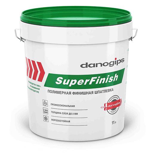 Шпатлевка DANOGIPS готовая финишная SuperFinish 11л 18кг фото 1