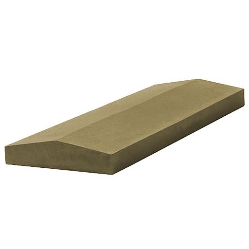 Парапет заборный, желтый (390*50*170мм) фото 1